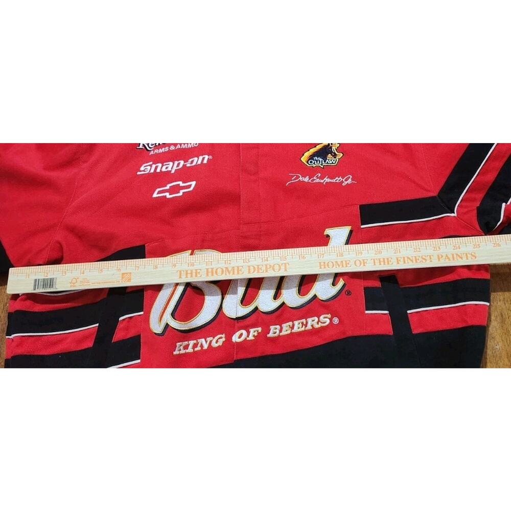 Dale Earnhardt Jr. #8 Budweiser Chase Authentics Racing Jacket Size XL - Picture 7 of 10